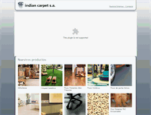 Tablet Screenshot of indian.com.ar